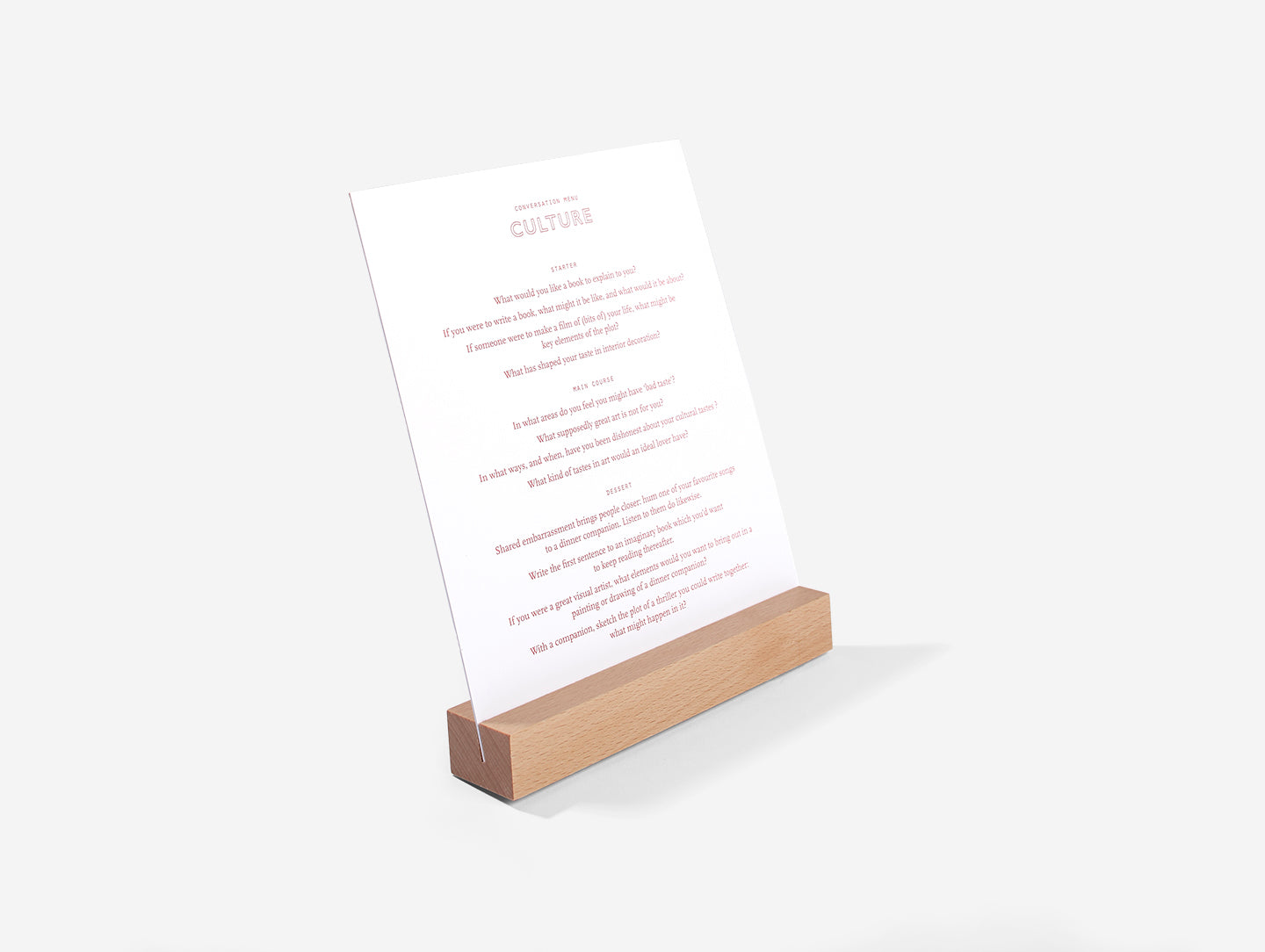 Conversation Menus
