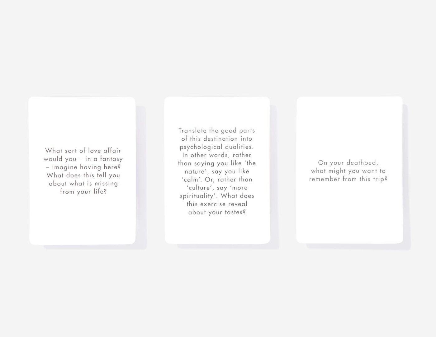 Travel Therapy Cards