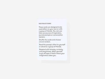 Creative Thinking Cards