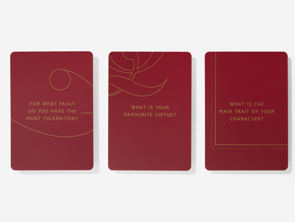The Proust Questionnaire Card Set