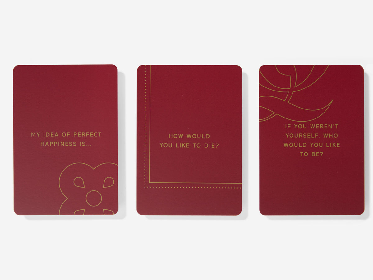 The Proust Questionnaire Card Set