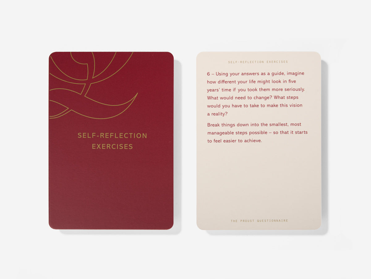 The Proust Questionnaire Card Set