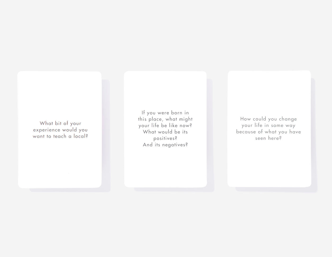 Travel Therapy Cards